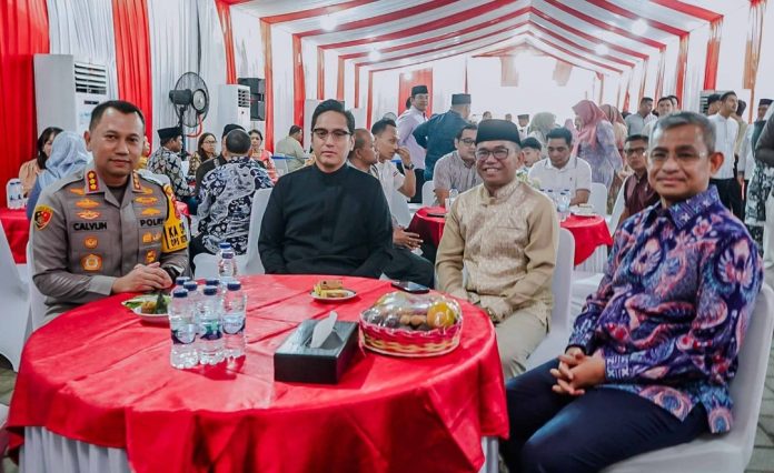 Wakil Wali Kota Medan H. Zakiyuddin Harahap, Adakan Halal Bil Halal tampak hadir Wali Kota Medan Rico Tri Putra Bayu Waas, Kapolrestabes Medan Jean Calvijn Simanjuntak, Forkopimda, Sekretaris Daerah Wiriya Alrahman. Minggu (22/03/2026).(Foto : Ist)